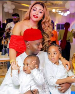 Regina Daniels and her family